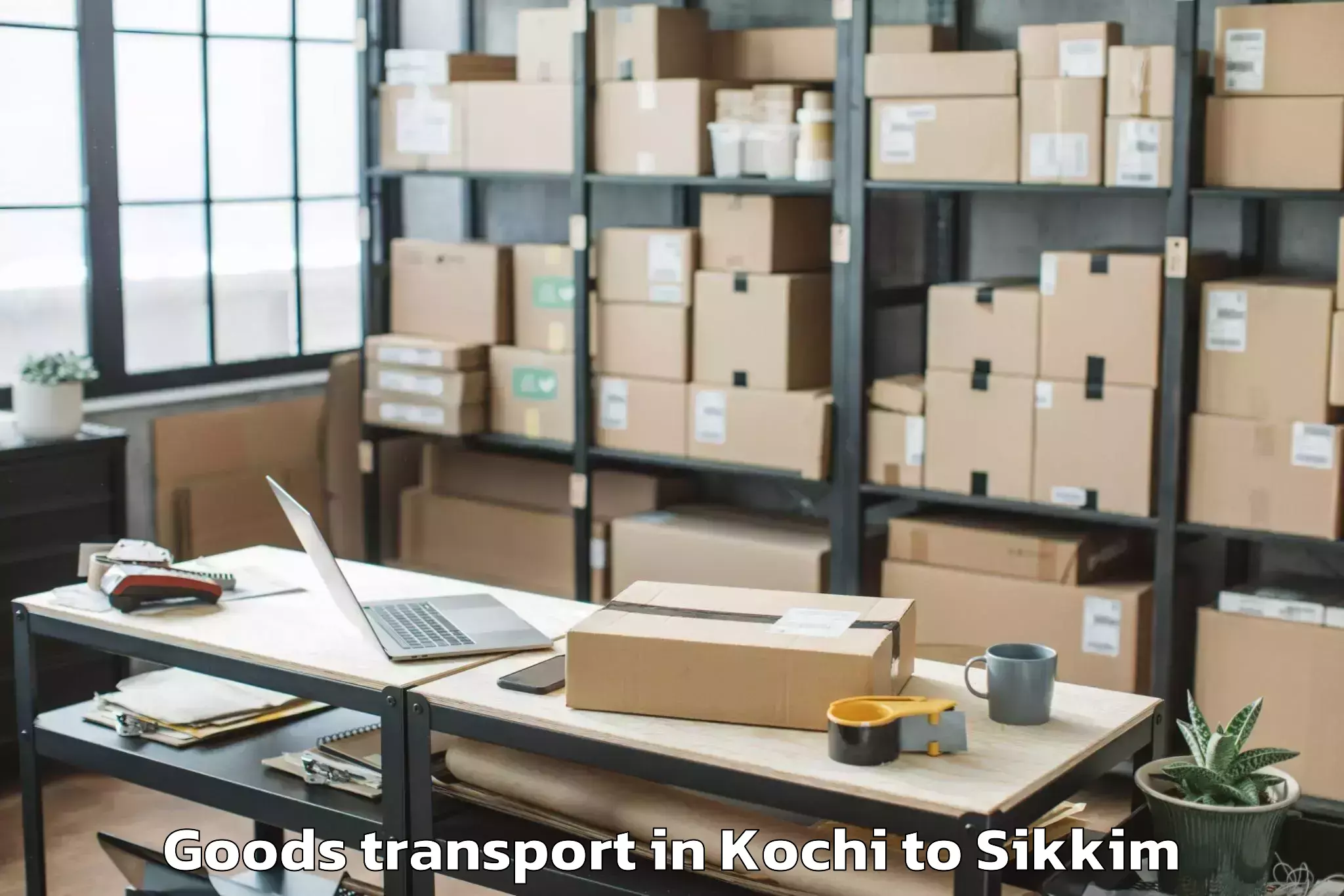 Get Kochi to Geyzing Goods Transport